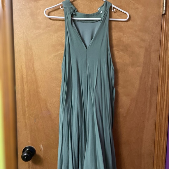 Olive Green Dress - Picture 2 of 2